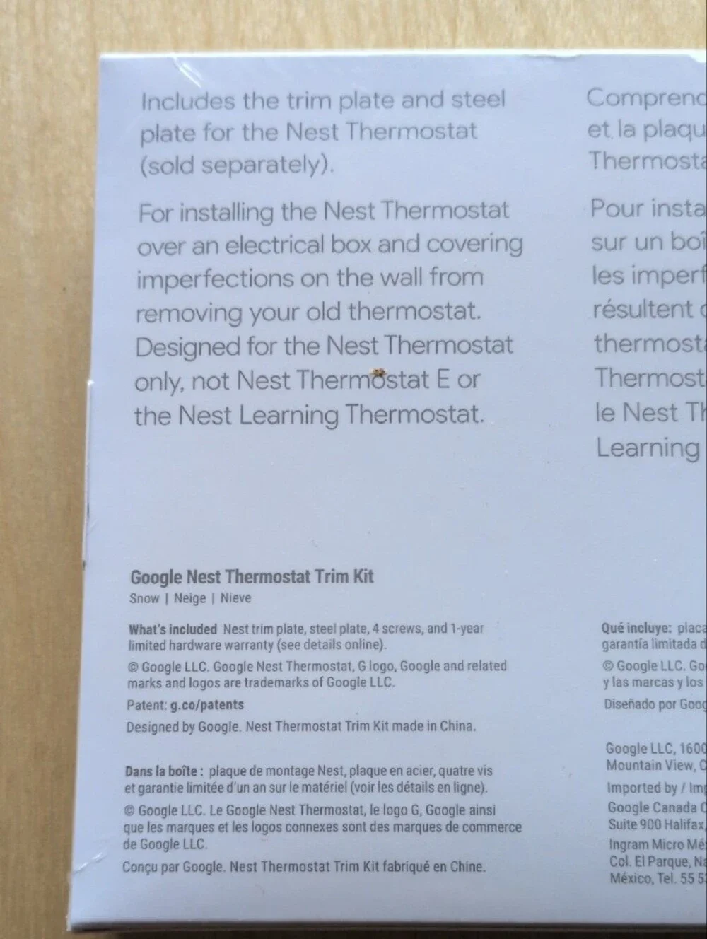 google nest thermostat